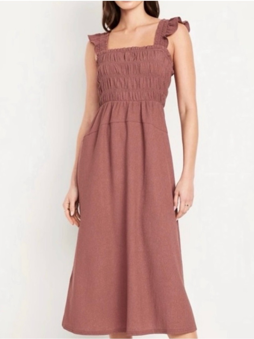 NWT Old Navy Smocked Midi Dress